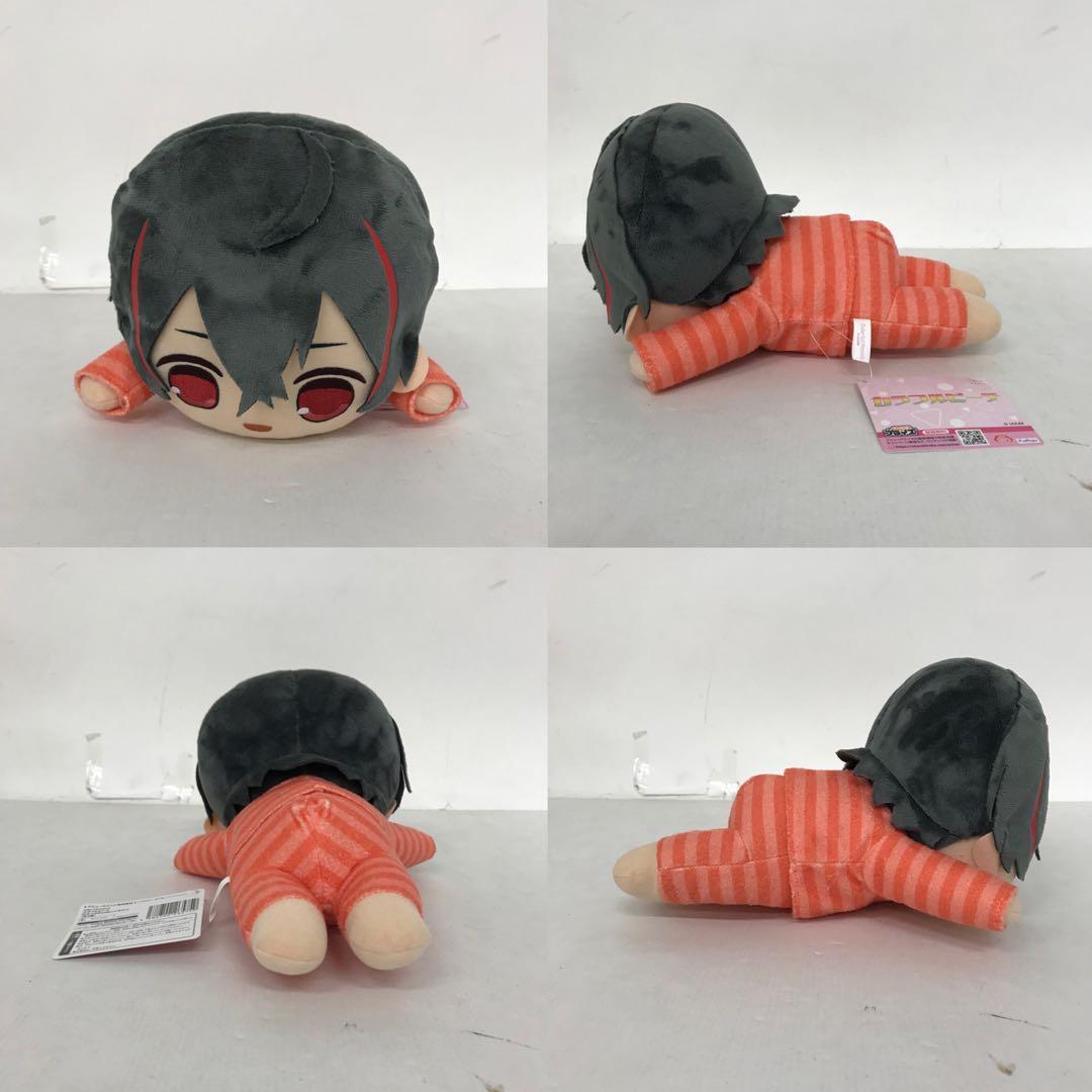 カラフルピーチ ねそべりBIGぬいぐるみ きゅるまるイラストロングクッション