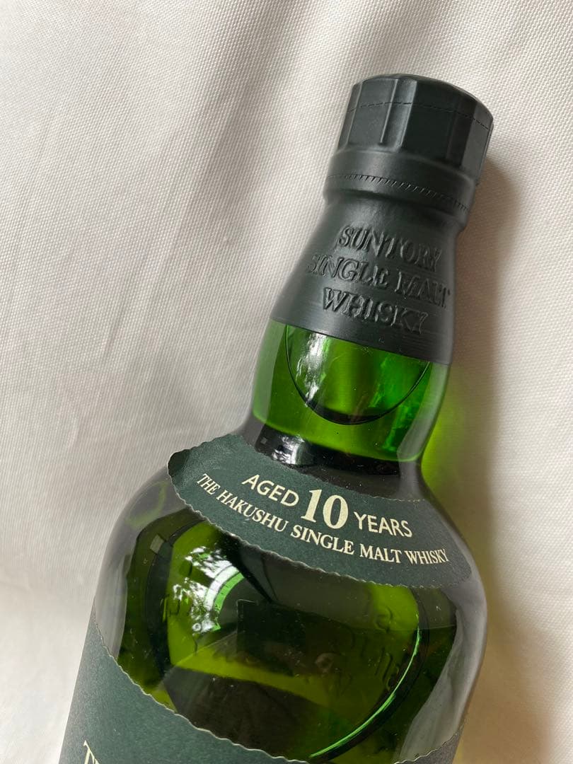 未開栓 サントリー 白州 10年 シングルモルトウイスキー 700ml 40％