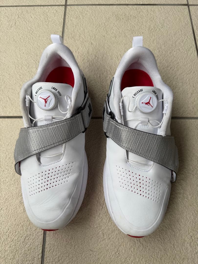 NIKE ジョーダン　エア　レブ　ホワイト　ゴルフシューズ