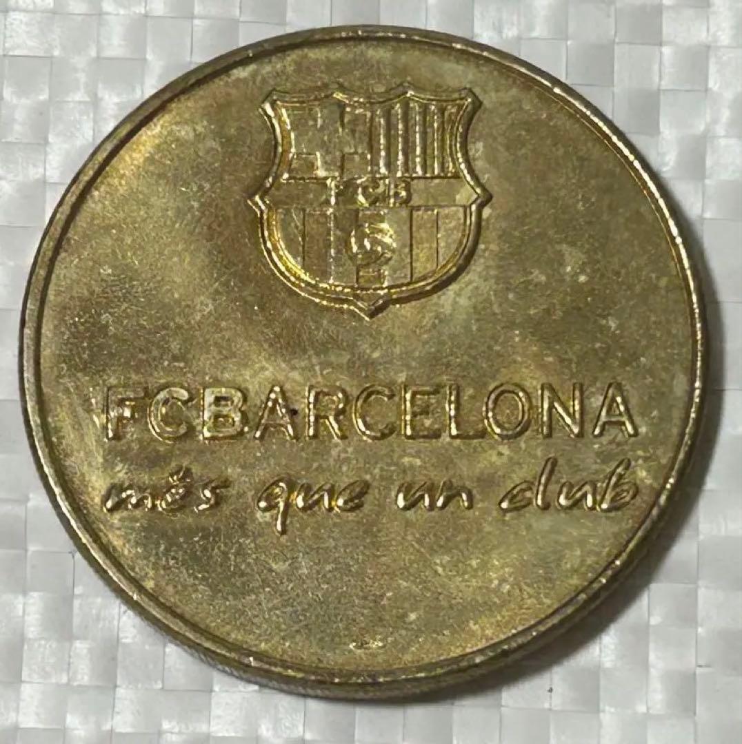 FCバルセロナのシャビ選手の記念メダル