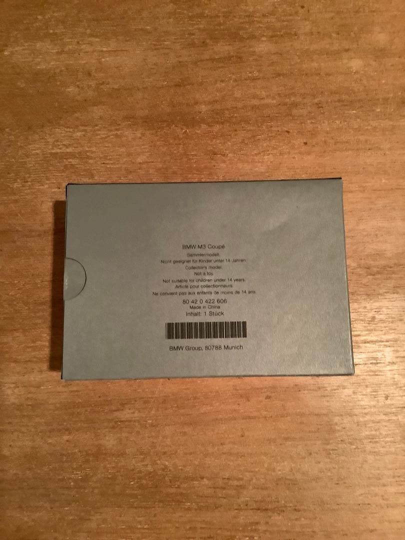 1／43ミニカー M3クーべ E92 ホワイト 美品