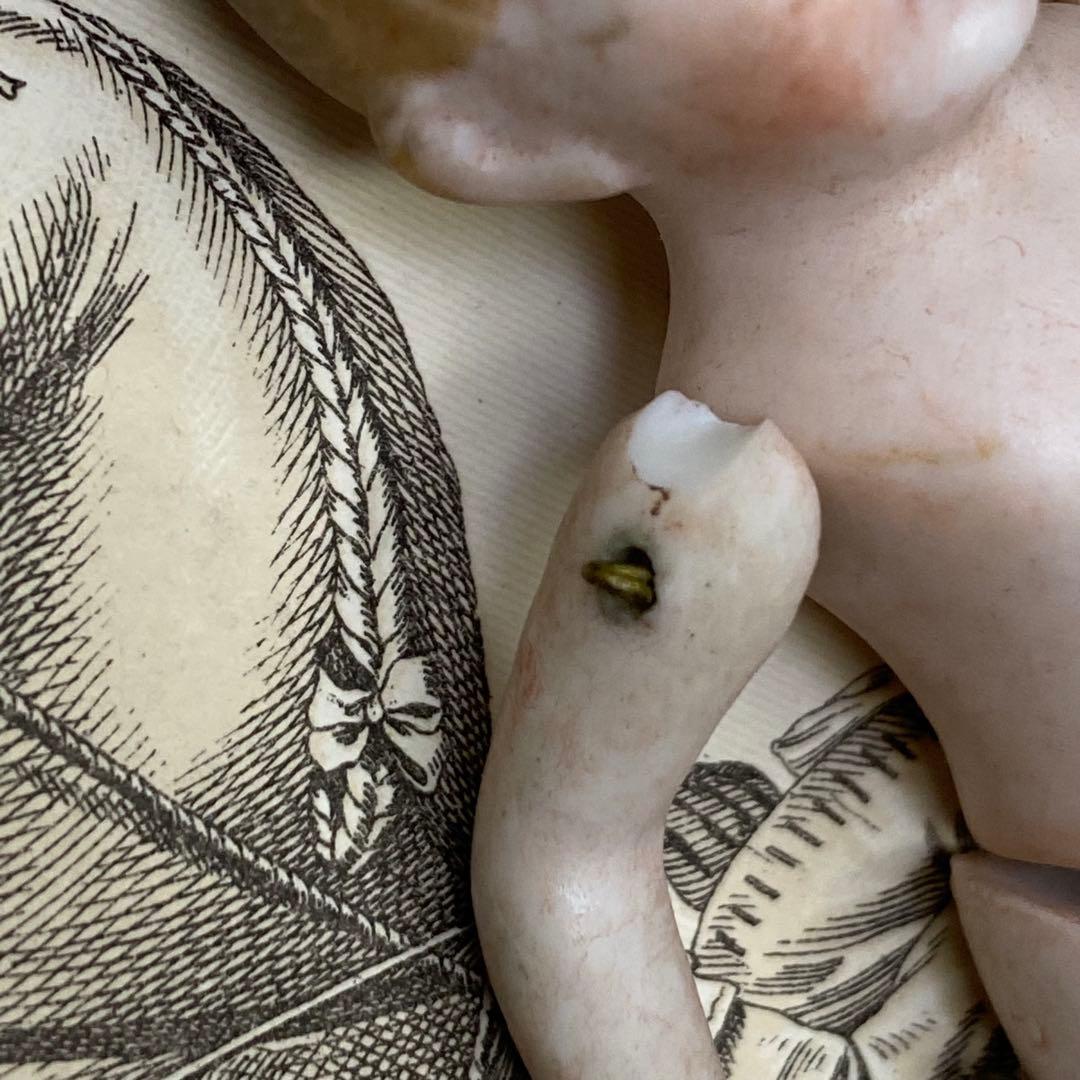 ドイツアンティーク ビスクドール 9cm