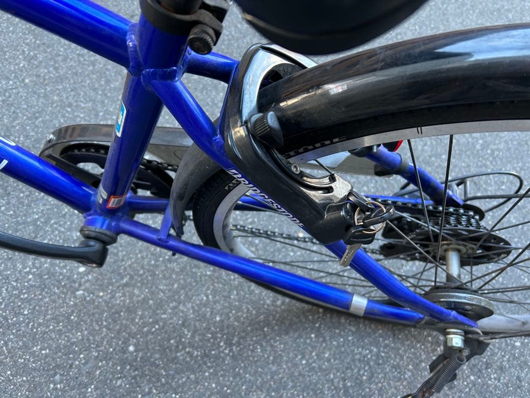 【直接引取限定(大阪)】ブリヂストン　シュライン青26インチ 自転車