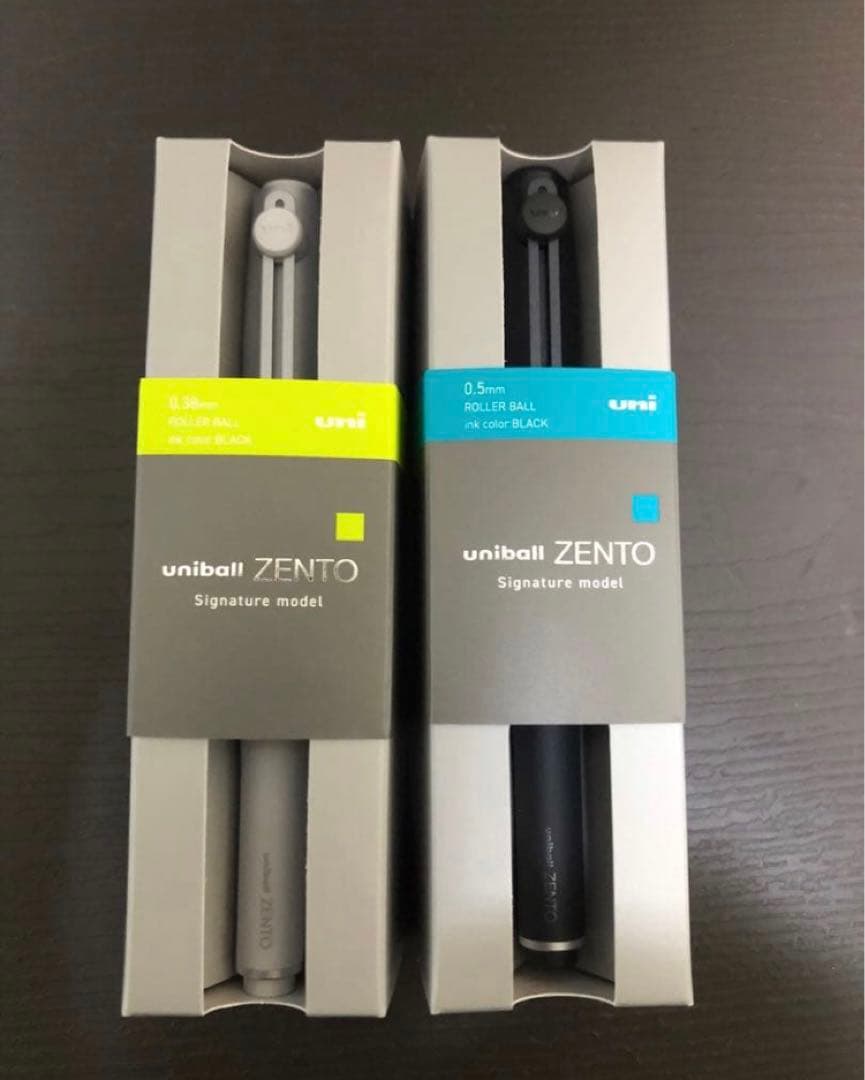 三菱ユニボールゼントシグネチャーモデル0.5mm 0.38mmセット