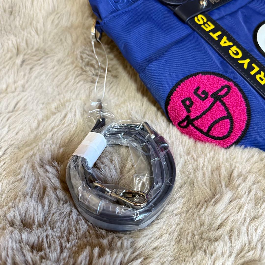 【PEARLY GATES】スマイリーフェイス ゴルフバッグ