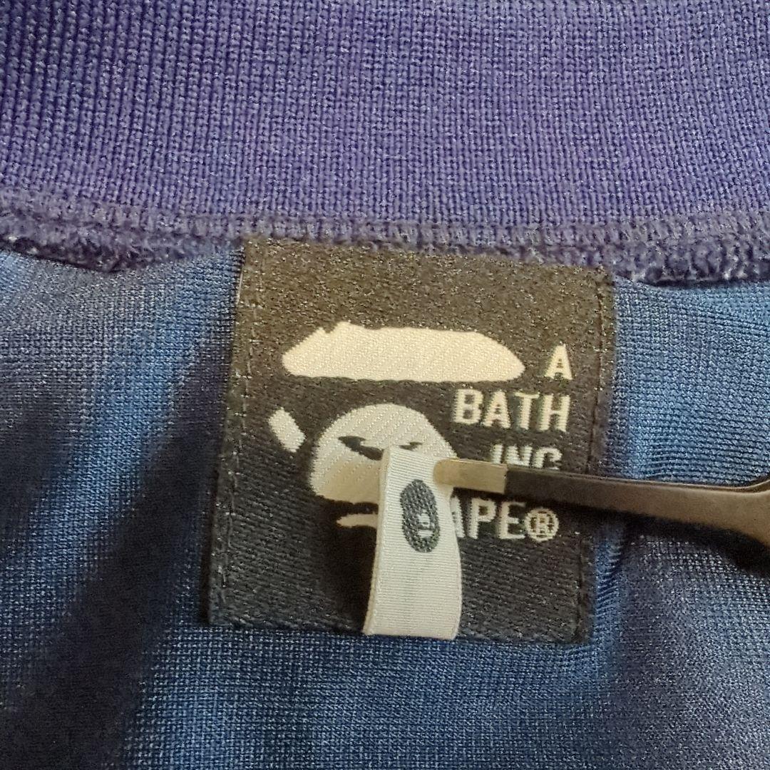A BATHING APE フットボールシャツ ネイビー