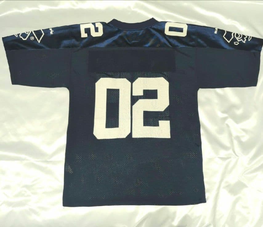 A BATHING APE フットボールシャツ ネイビー