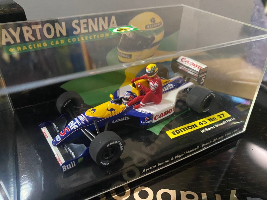 1/43ウィリアムズFW14 ルノー ライドオン セナ イギリスGP 1991