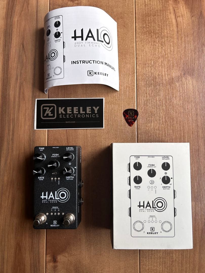 ギター Keeley Halo Andy Timmons Dual Echo