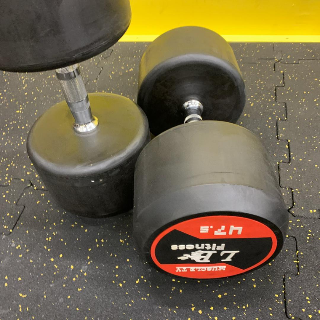 ラバー ダンベル 52.5kg × 2個 セット
