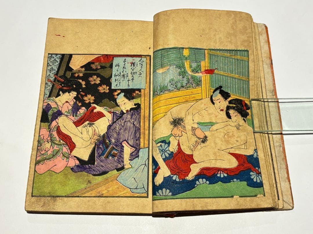 「風流鶯宿梅」淫水亭 1冊|艶本 春画 わじるし 浮世絵 木版画 木版刷り 和本