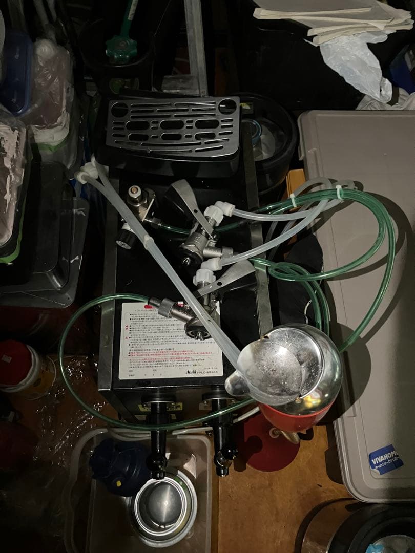 中古アサヒホシザキ 生ビールディスペンサー DBF-G40WA ビール樽ハイ2口