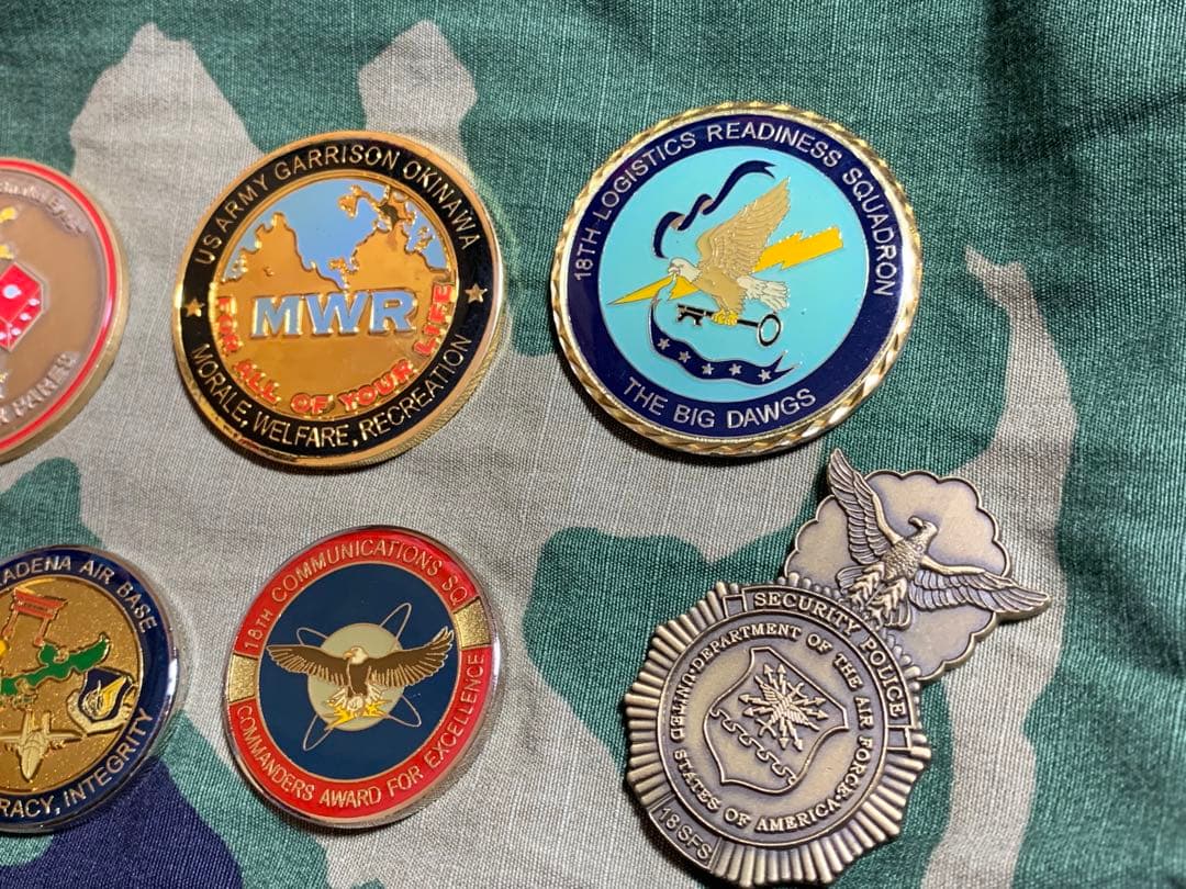 米軍基地放出品　チャレンジ　８枚セット