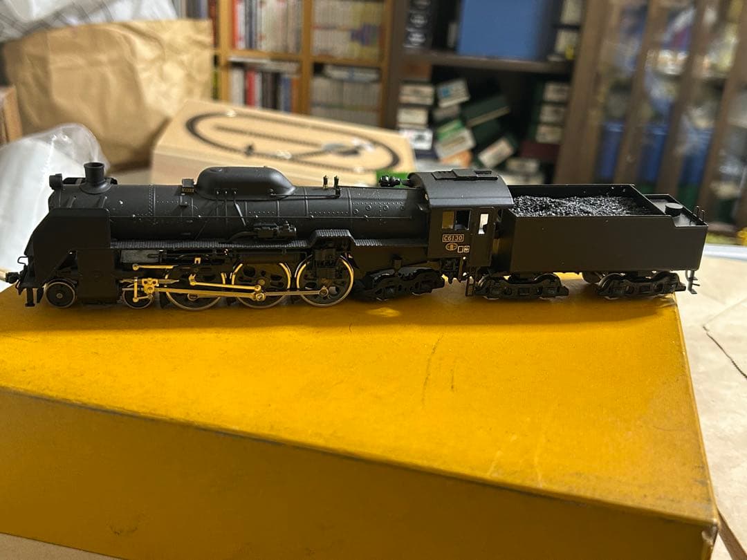 【ジャンク】天賞堂 アダチ C6130 HOゲージ 蒸気機関車