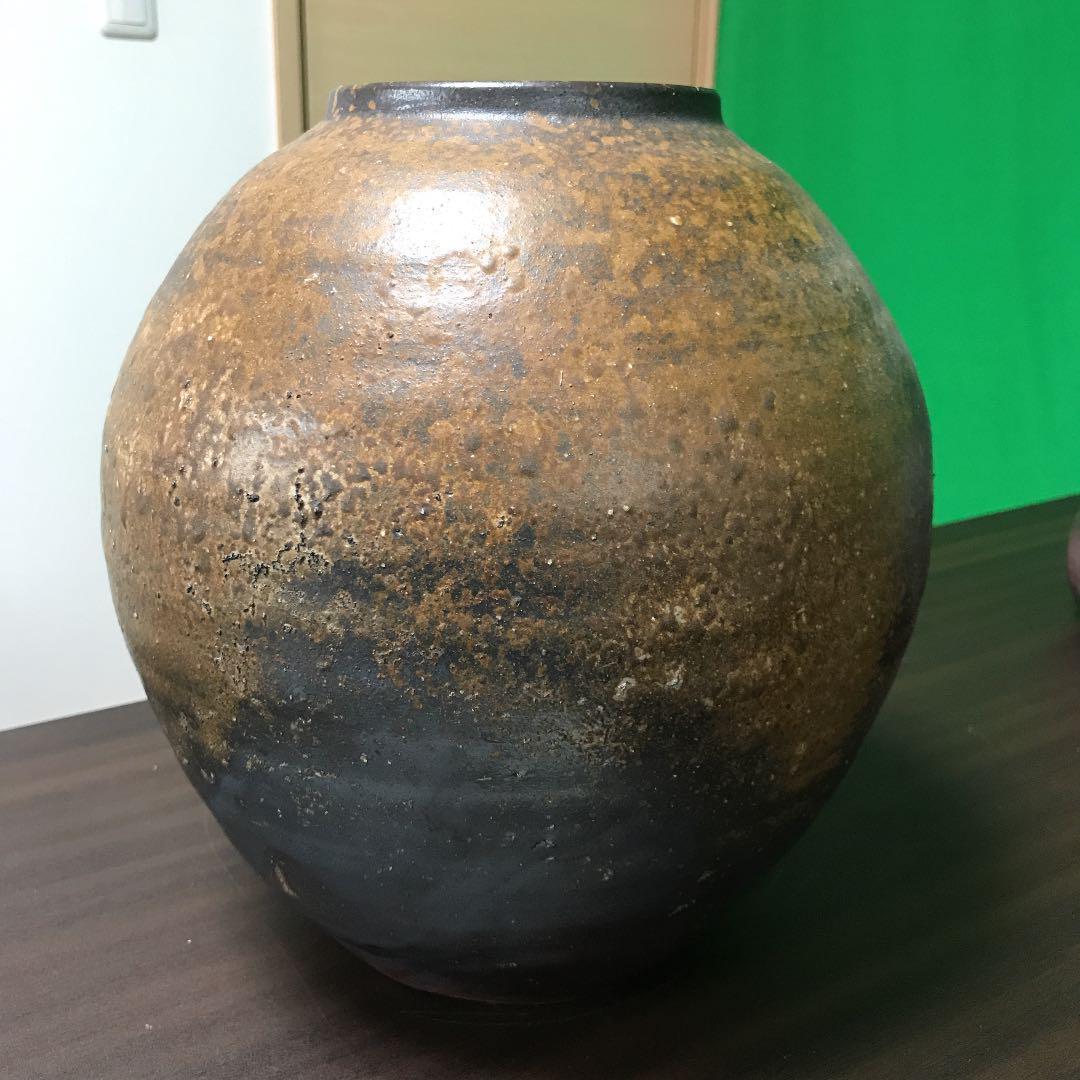 備前焼 花瓶 壺 稗田茂硫先生