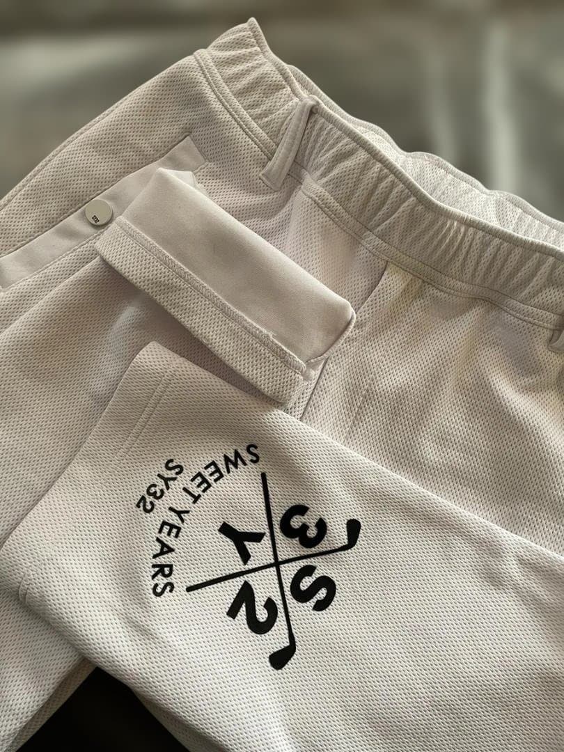 SY32　SWEET YEARS メッシュホワイトパンツ Lサイズ