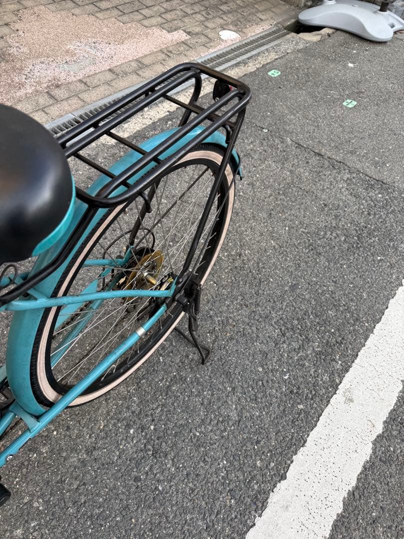 154 自転車 大阪市 【引取り限定】 美品 27インチ 変速付き