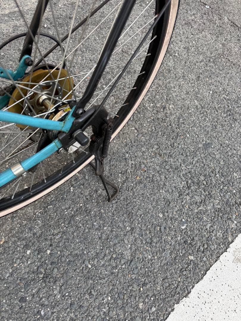 154 自転車 大阪市 【引取り限定】 美品 27インチ 変速付き