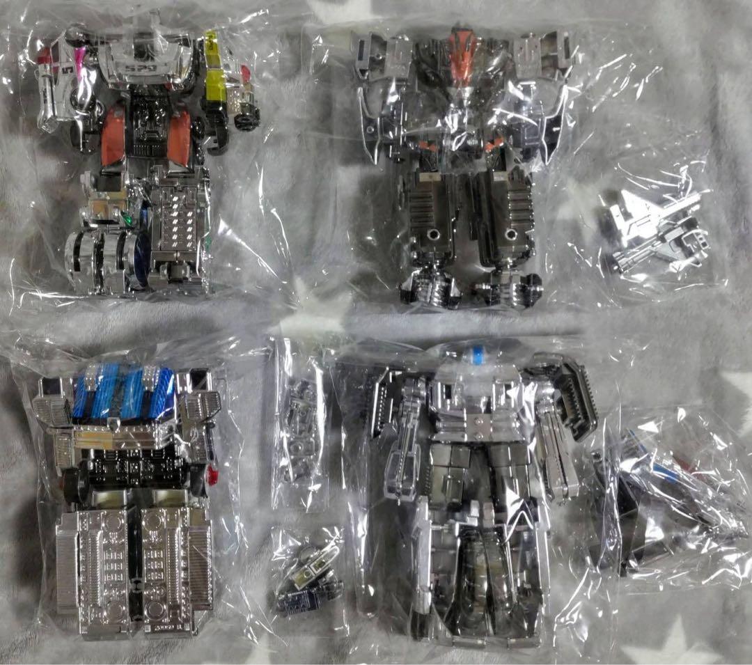 ミニプラ デカレンジャー キャンペーン 銀ピカ ロボ 4体セット 当選品 非売品