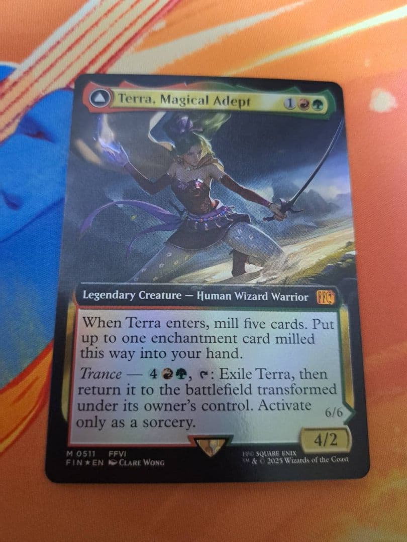 《魔導戦士、ティナ/Terra, Magical Adept》拡張 英 foil