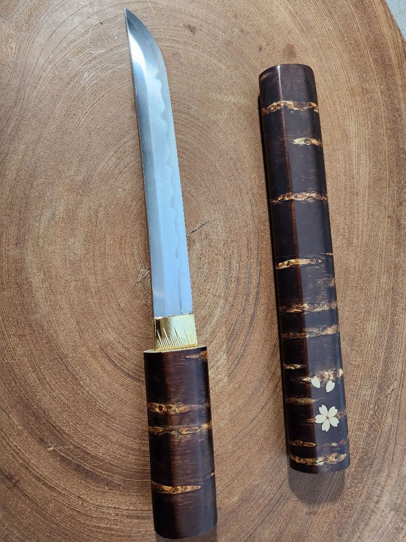 桜紋様の御守り刀・小刀・模造刀