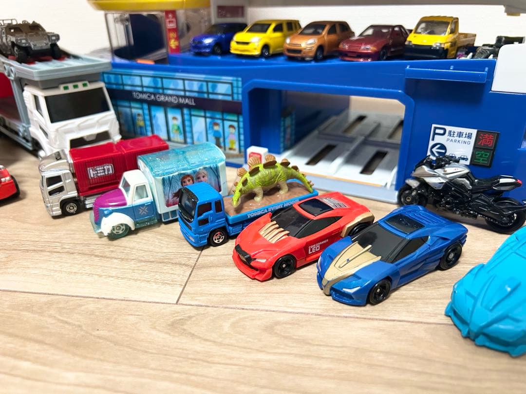 値下げ☆ダブルアクショントミカビル 立体駐車場 まとめ売り