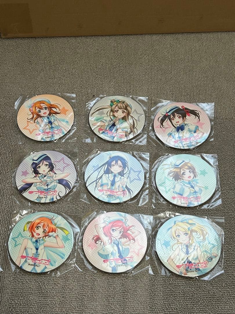 ラブライブ! μ’s ハードボードコースターセット　K-BOOKSブース特典