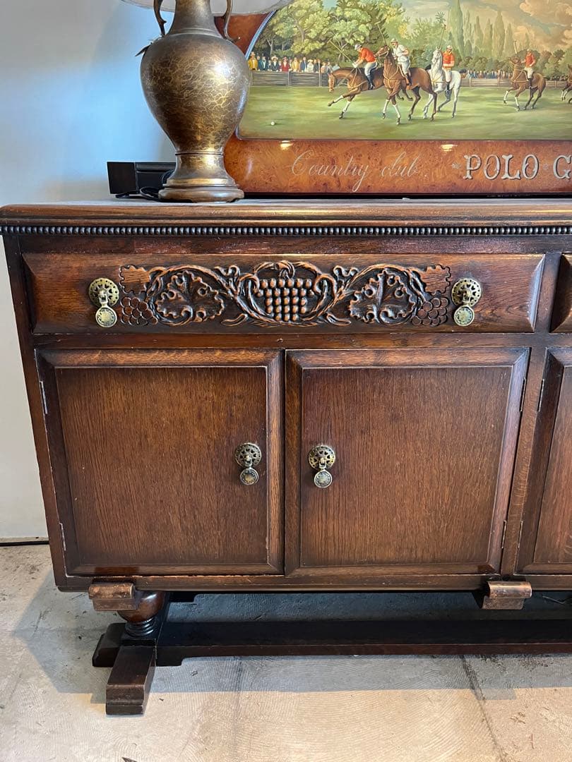 イギリス　アンティークキャビネット