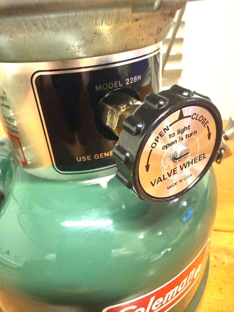 【極美品】コールマン：228Hツーマントルランタン（1974年11月製）