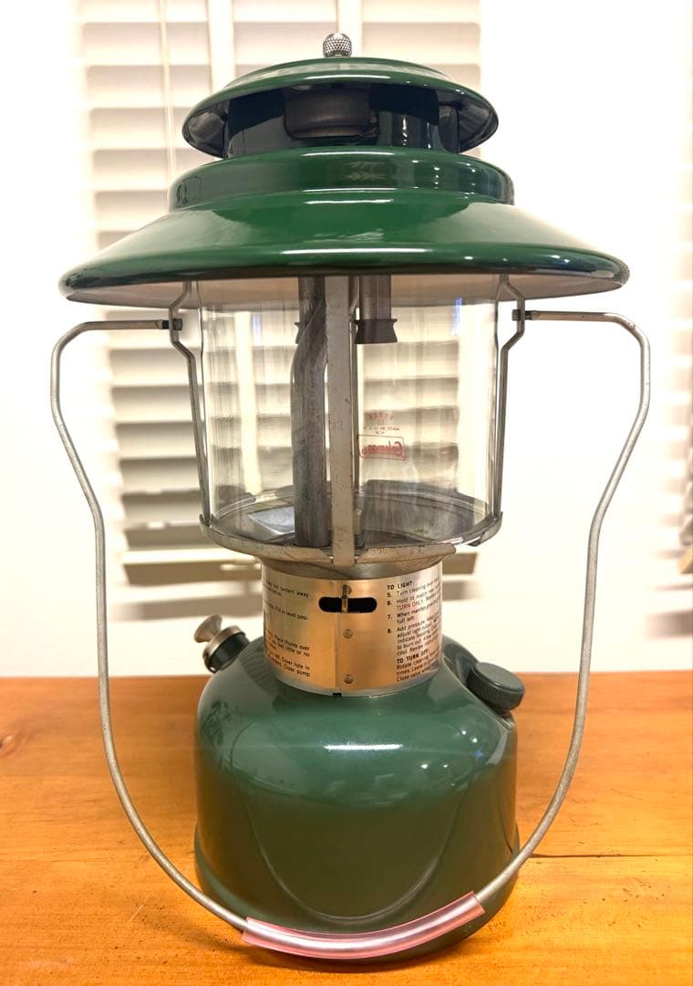 【極美品】コールマン：228Hツーマントルランタン（1974年11月製）