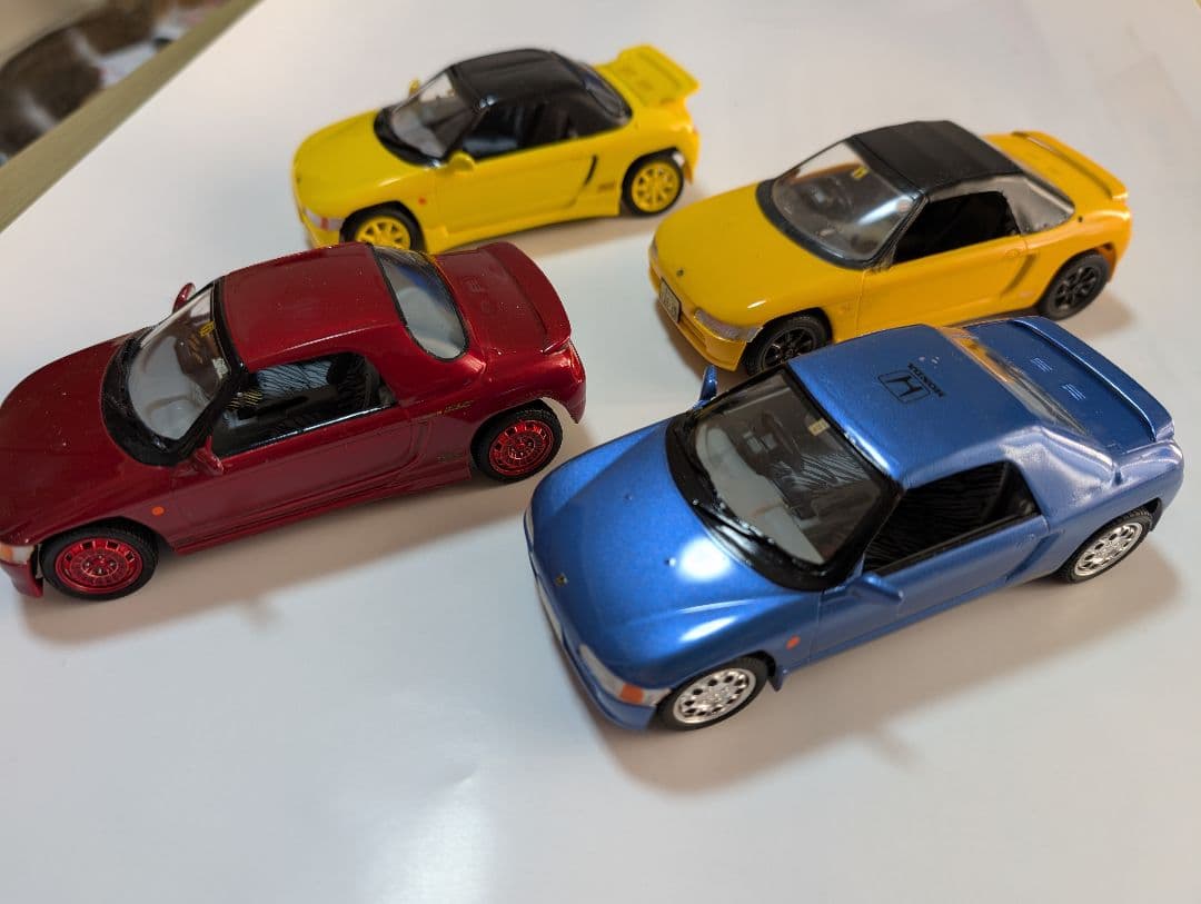 ホンダビート1/24完成品の4台セットジャンク