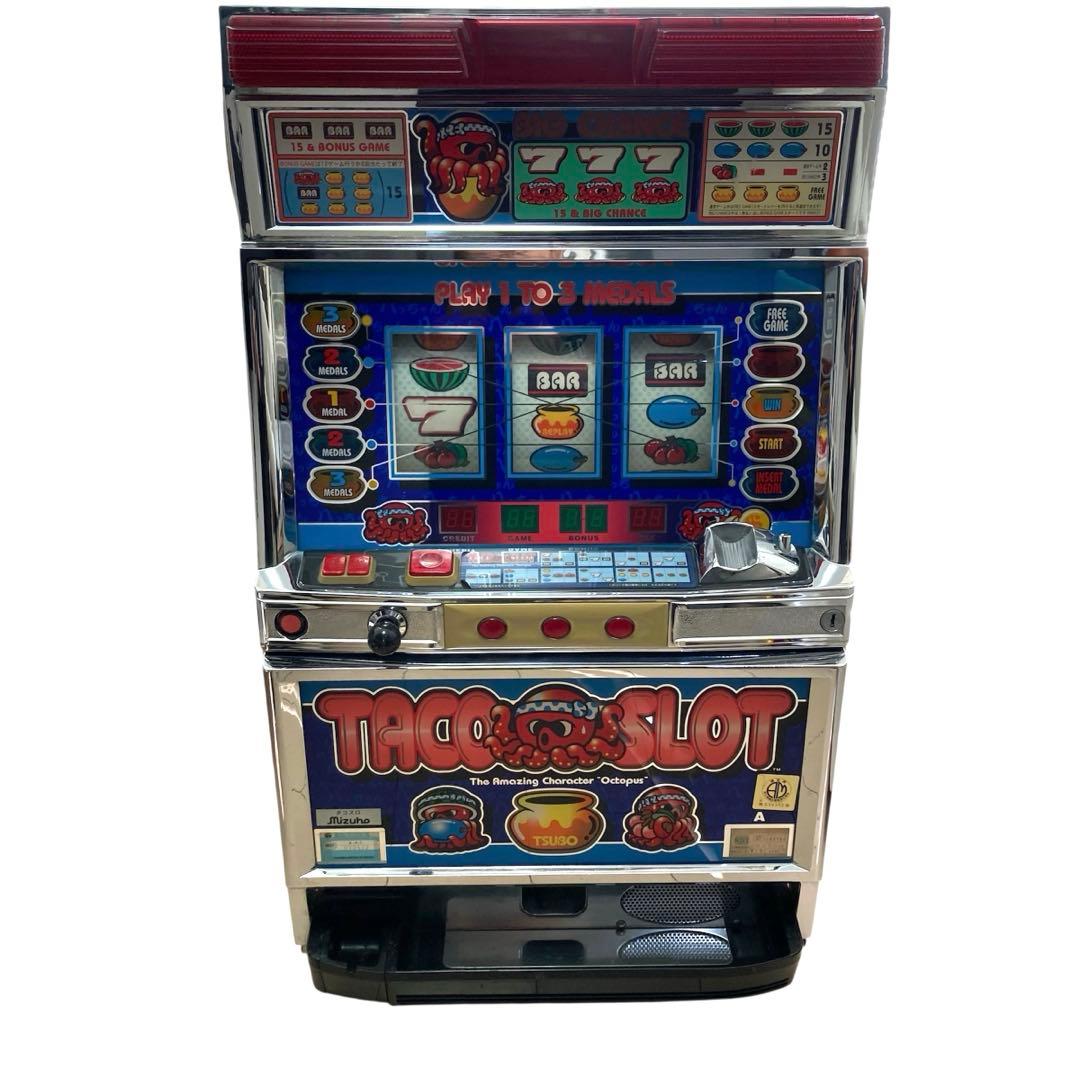 h*u様 ミズホ　タコスロ　4号機 スロット実機　レトロ台　ジャンク品