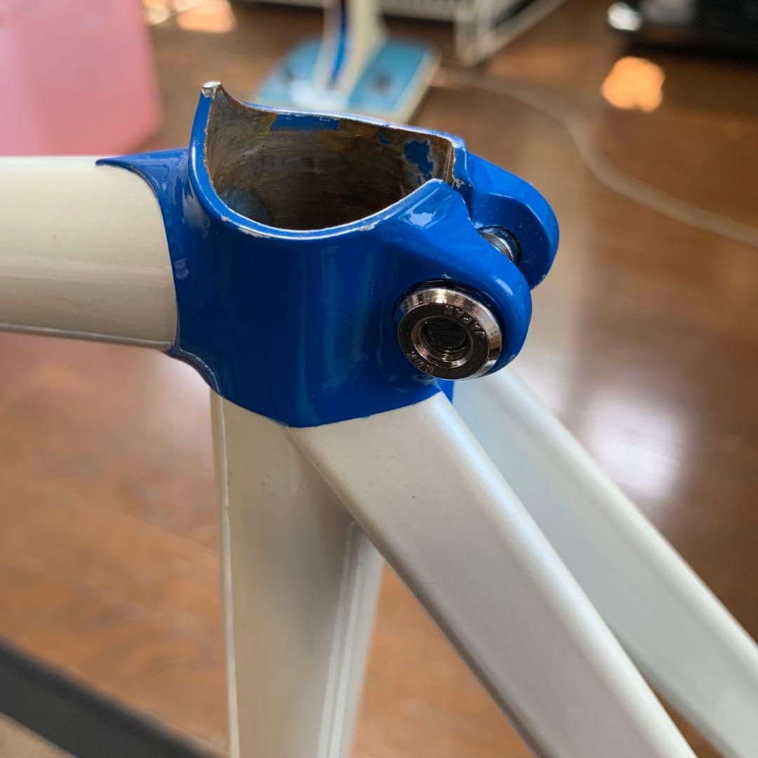 MAKINO ピストフレーム ホワイト/ブルー