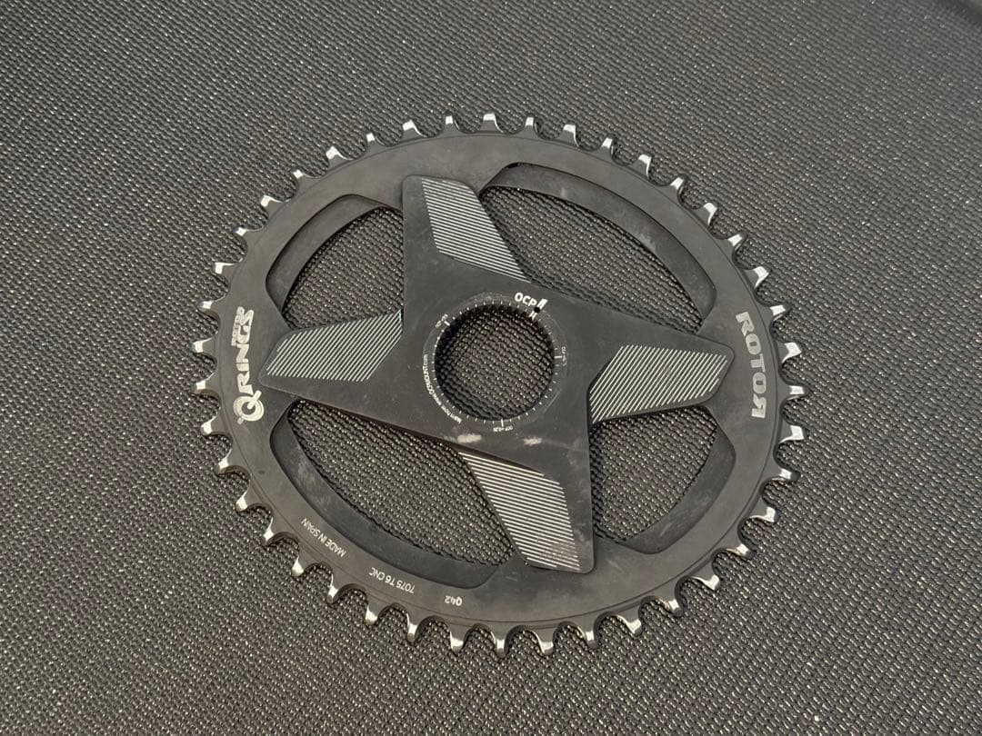 ROTOR ALDHU Q-Rings チェーンリング 42T ナローワイド