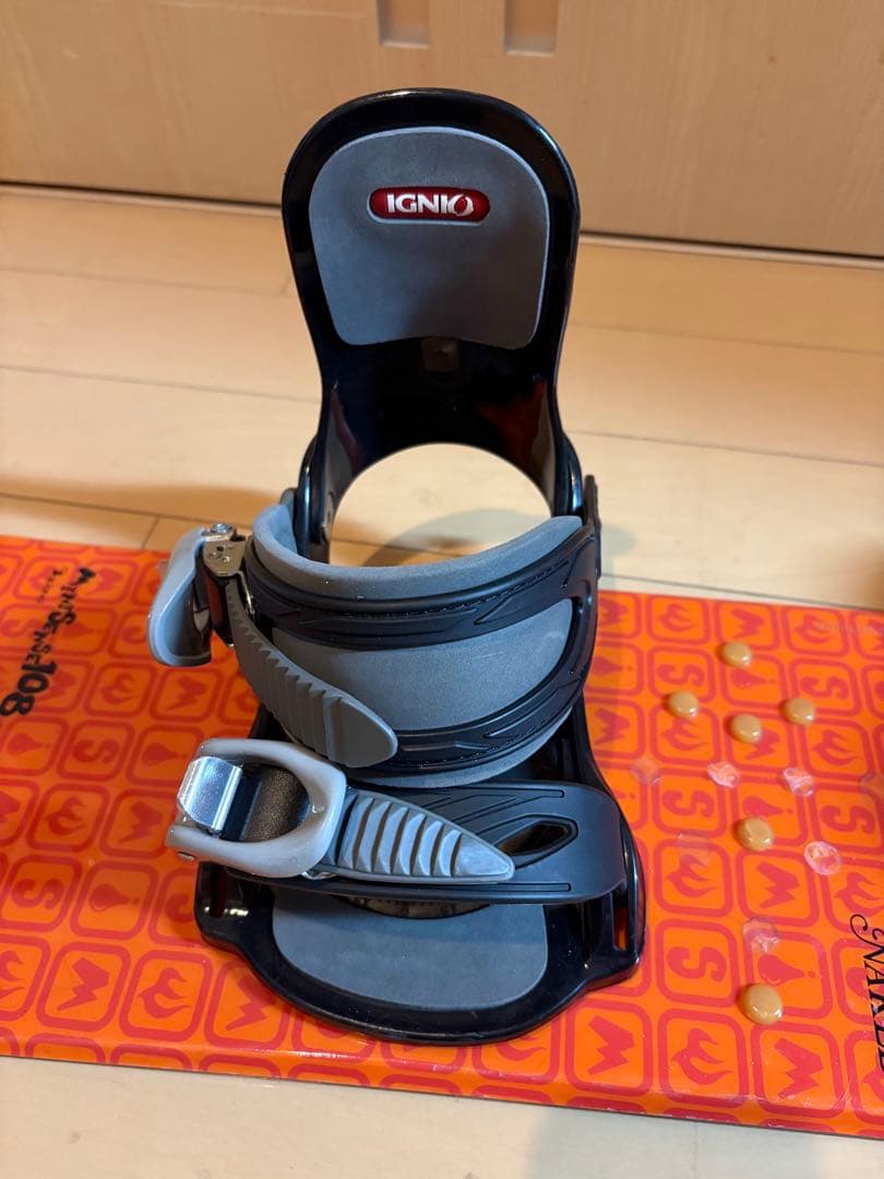 いちごミルク NAKED スノーボード ビンディング ブーツ3点セット