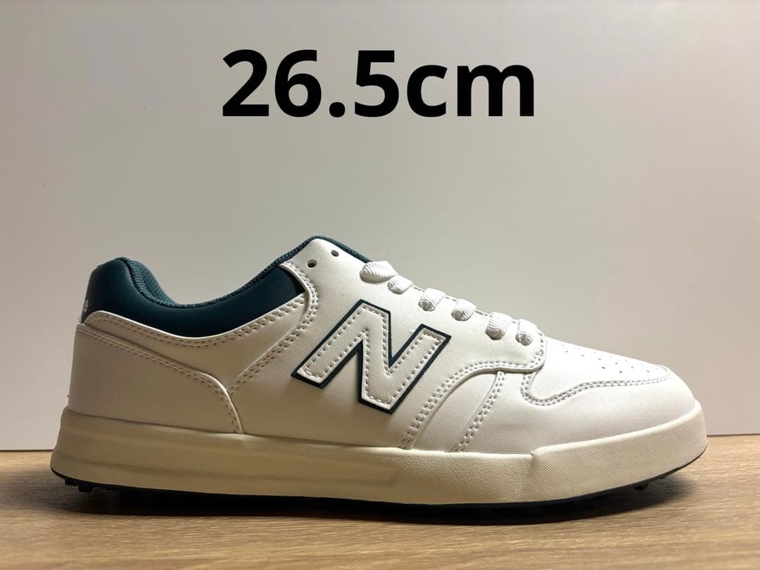 未使用 26.5cm 2E ニューバランスゴルフシューズUGC480PAホワイト