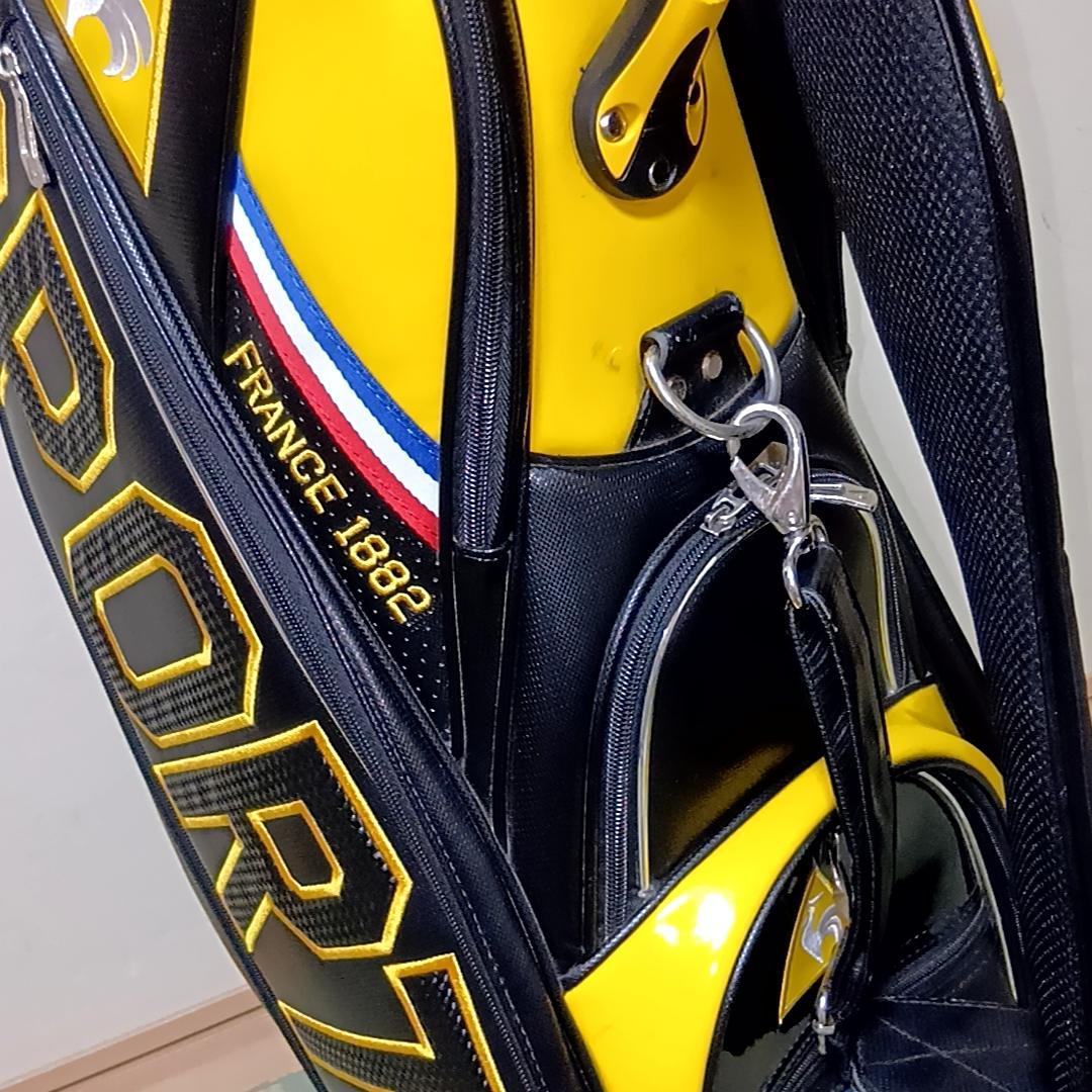 【週末特価】le coq sportif キャディバッグ　6分割　9.5型