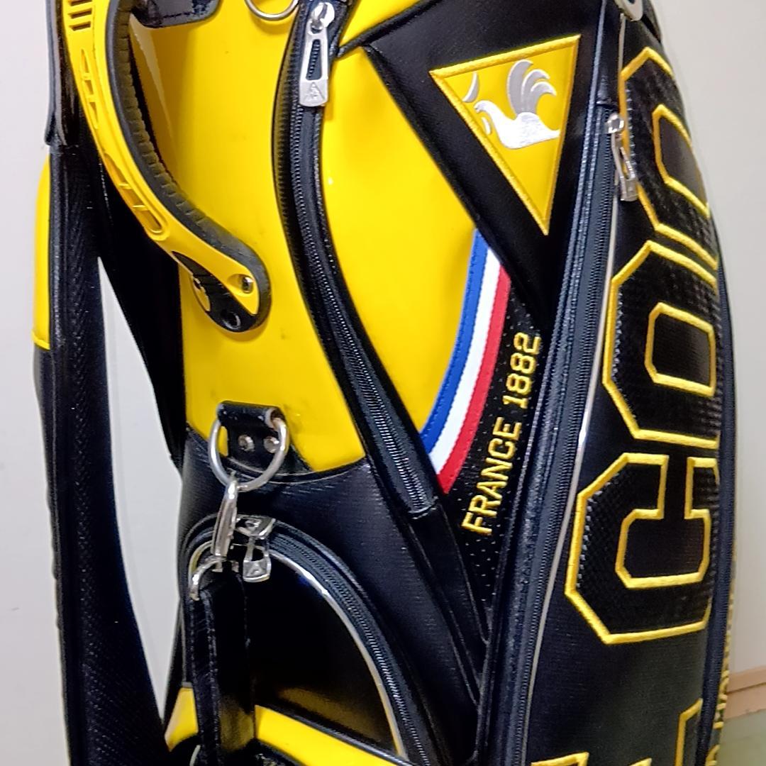 【週末特価】le coq sportif キャディバッグ　6分割　9.5型