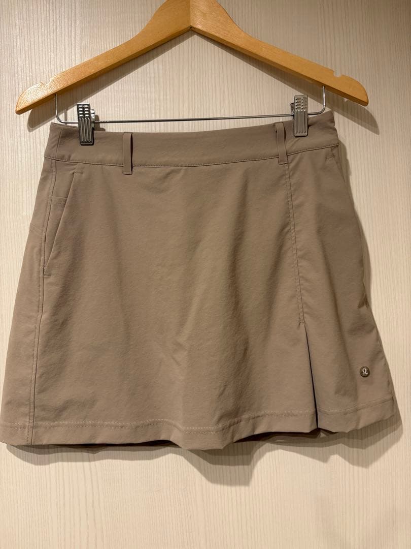 lululemon ストレッチツイル フロントプリーツ ゴルフスカート27 美品