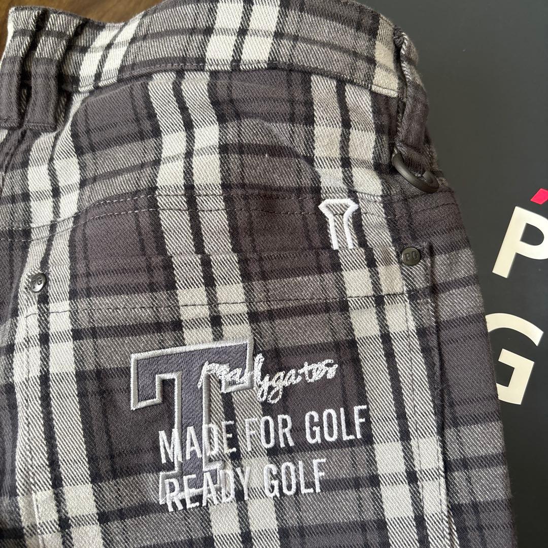 新品♪29.800円　PEARLY GATES チェック柄 ゴルフパンツ　１M