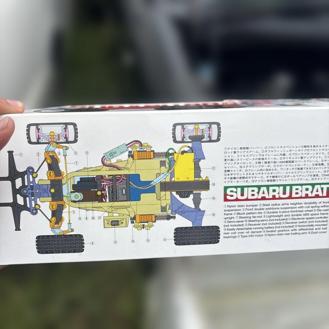 TAMIYA 1/10 スバル ブラット　ブルーバージョン