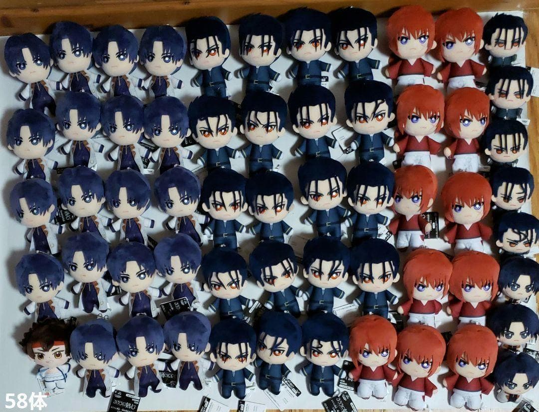 るろうに剣心 －明治剣客浪漫譚－ ともぬい ちびぐるみ 58体セット