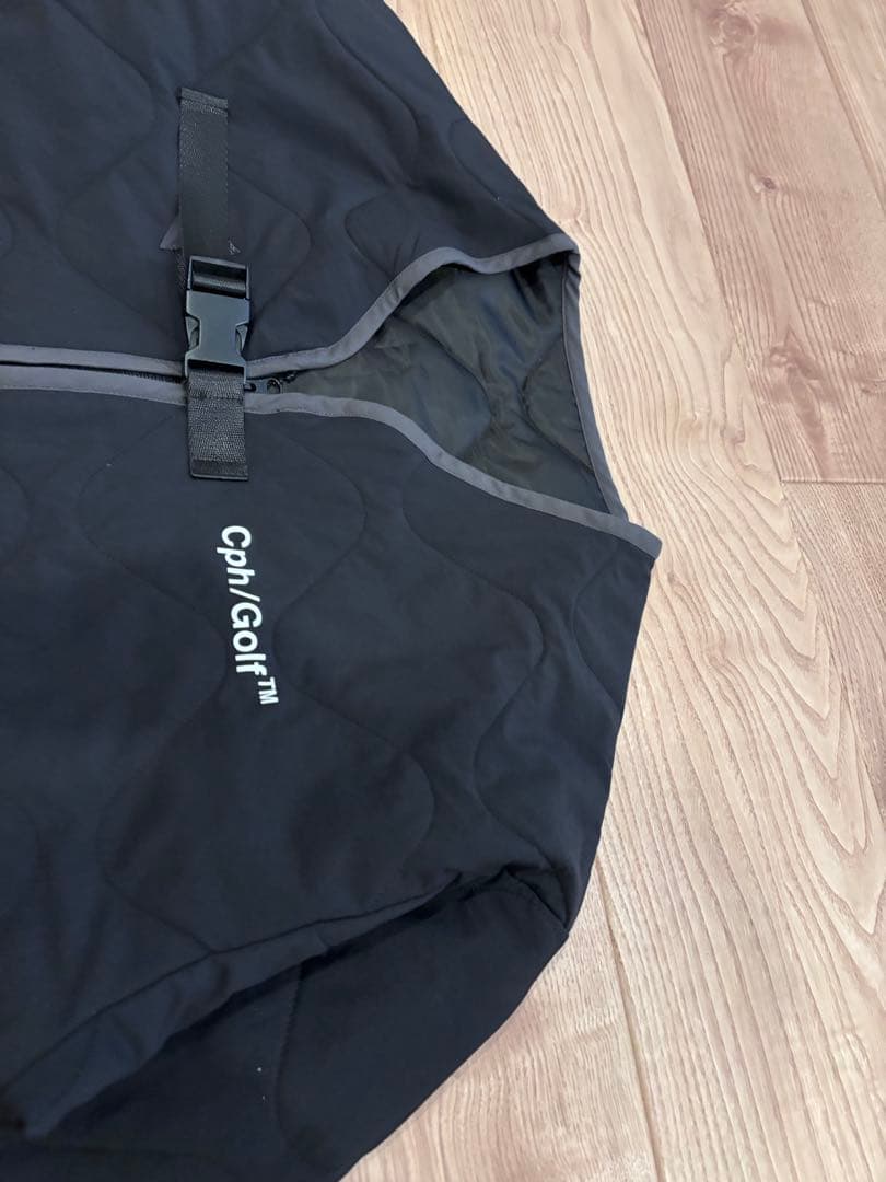 25FW　中綿ノーカラージャケット(メンズ)　CHG25-AW-J06 M