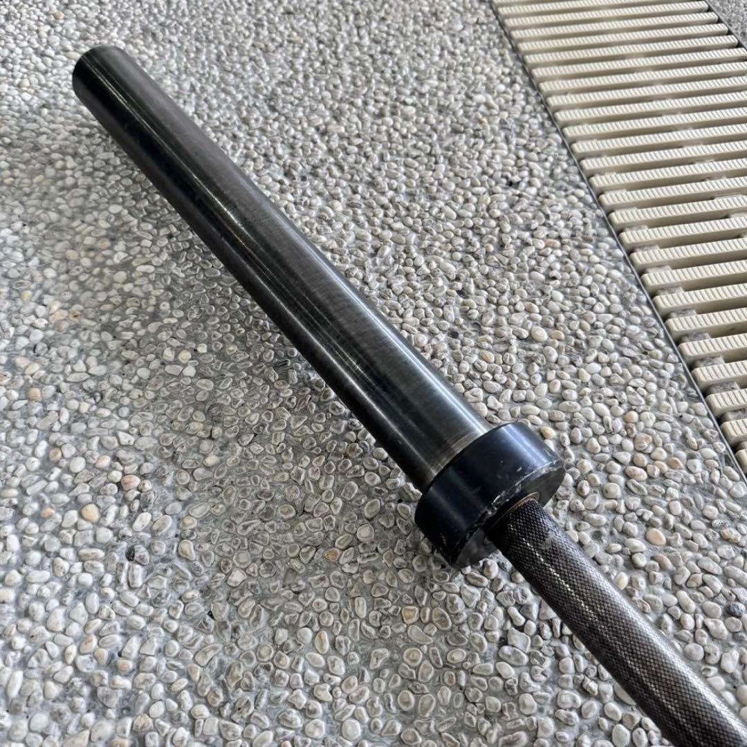日*門様 送料込 20kg 高級 オリンピック バーベル 220cmブラックオキ