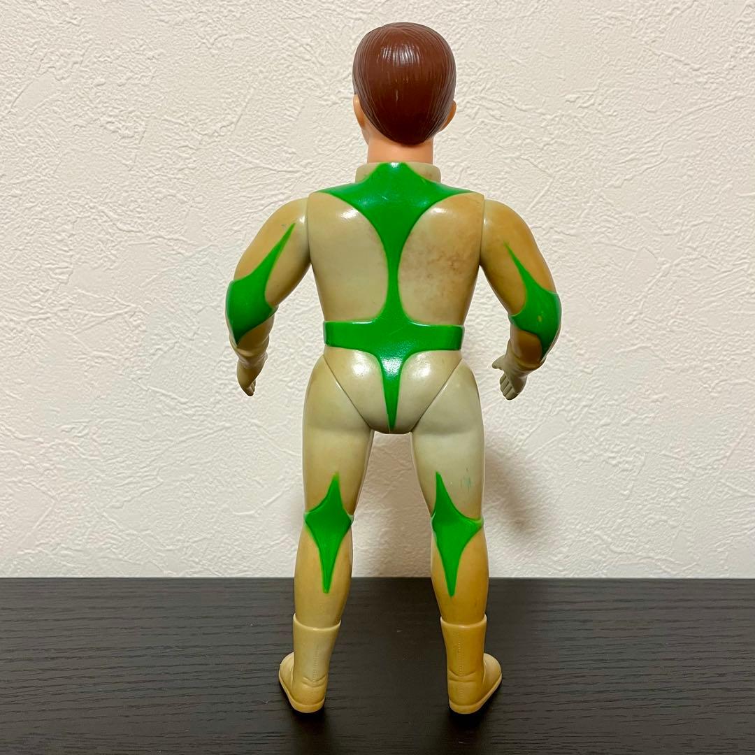 昭*き様 当時物　ブルマァク　ミラーマン　ソフビ　スタンダードサイズ　面取れ　マ