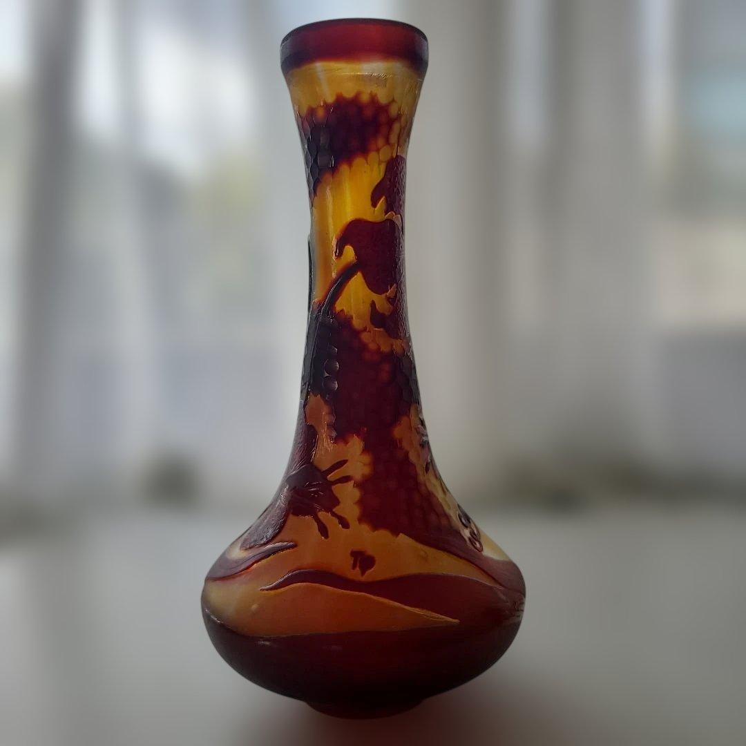 エミール・ガレ「花瓶」アンティーク