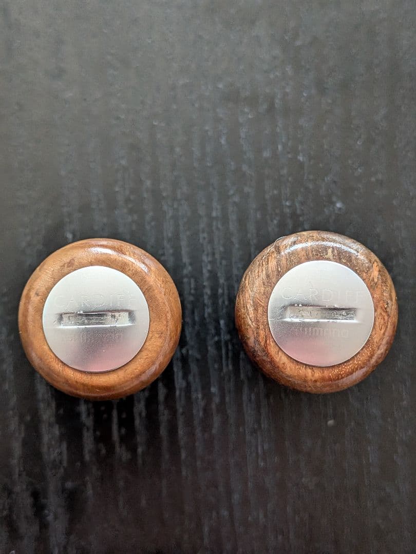 シマノ夢屋カーディフ花梨ノブ銀　2個セット