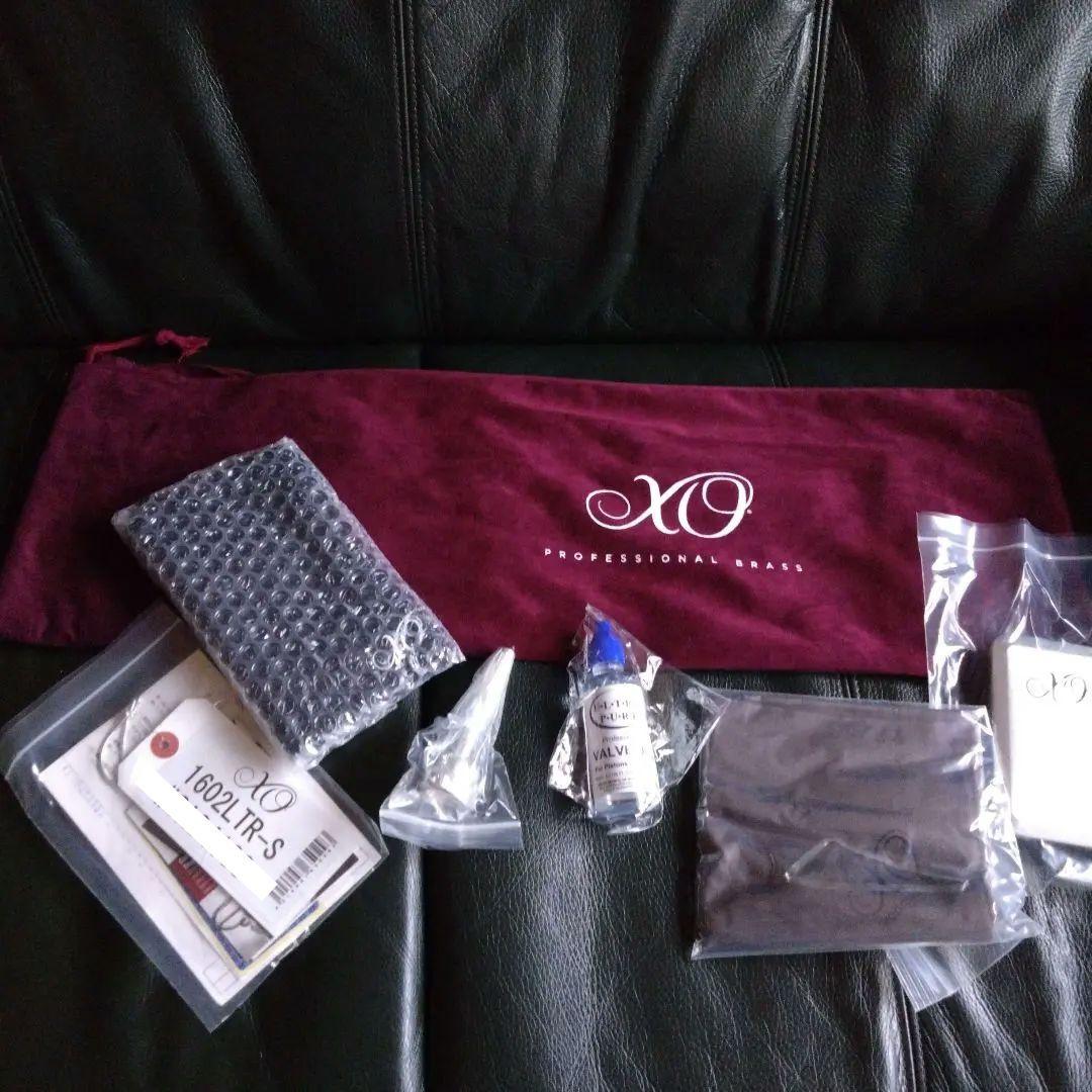 XOトランペット1602LTR−S 純正ケース付　XOマウスピース3C付