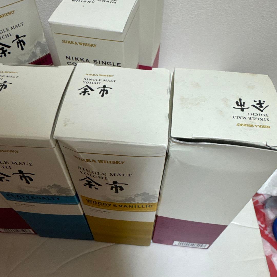 NIKKA シングルモルト余市ミニボトル 4種セット✖️ 竹鶴 ミニボトルル１２本