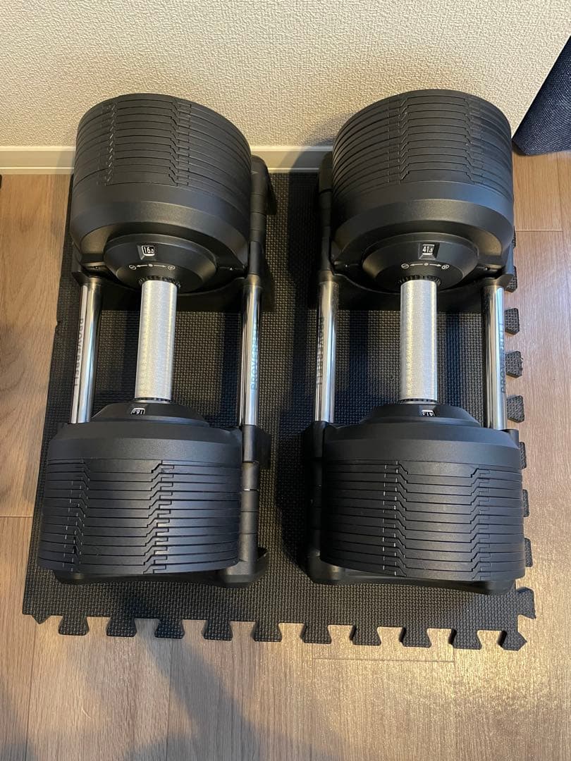 【引取限定_千葉県袖ヶ浦市】可変式ダンベル41.5kg×2 プロバーベル ベンチ